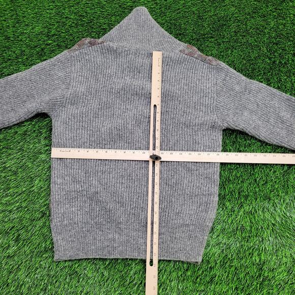 Vintage 80s London-Fog Shetland Wool Sweater S/M 18x23 USA - Picture 4 of 11